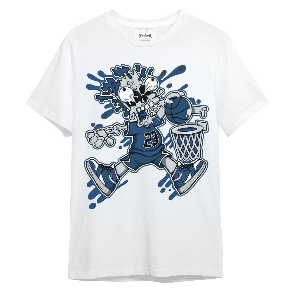 Shirt To Match High OG Midnight Navy 1s - 85's Dunks Graphic Unisex Shirt