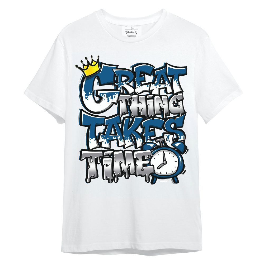 Shirt To Match High OG True Blue 1s - Great Things Sneaker Tee Streetwear Unisex Shirt