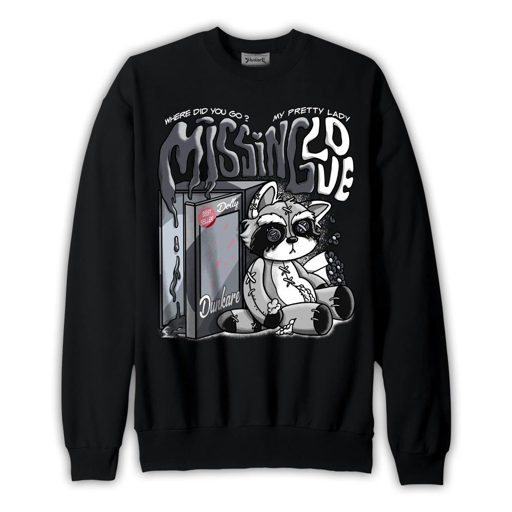 Sweatshirt To match Sweatshirt Missing Love Raccoon, Reverse Oreo 6s, To Match Sneaker Reverse Oreo 6s DNY