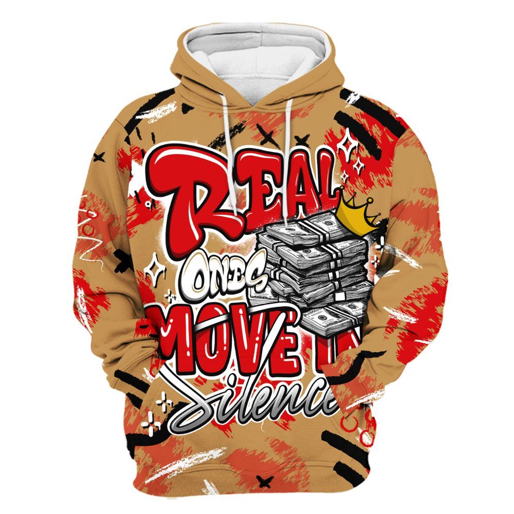 Hoodie To Match Kobe 5 Red Year Of The Mamba - Real Ones Move In Streetwear All Over Print