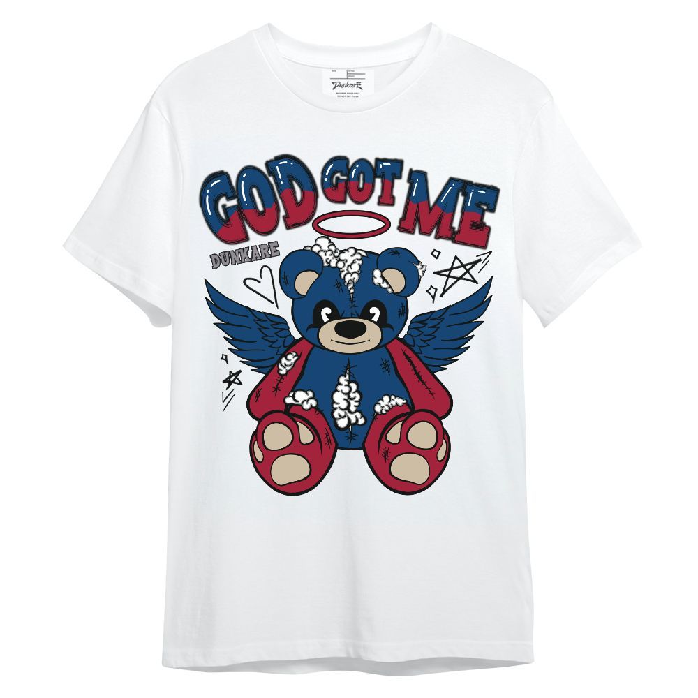 Shirt To Match Rare Air 4s - Gods Guides Me Bear Unisex Shirt