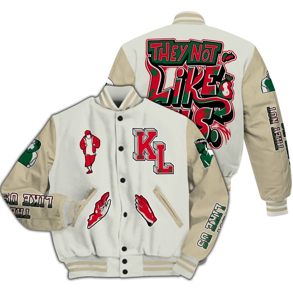 Varsity Jacket To Match El Grito 5s - Dislike Us Graphic All Over Print
