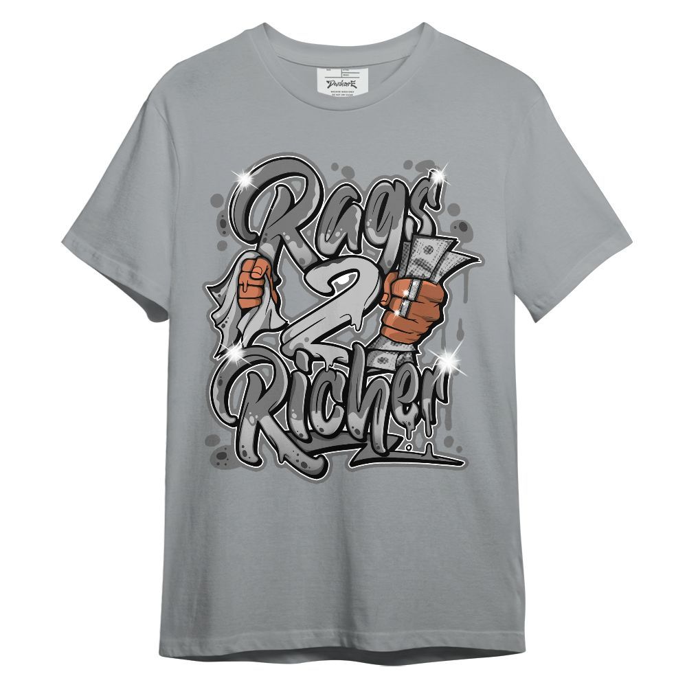 Shirt To Match Wolf Grey 12s - Rag 2 Rish Graphic Unisex Shirt