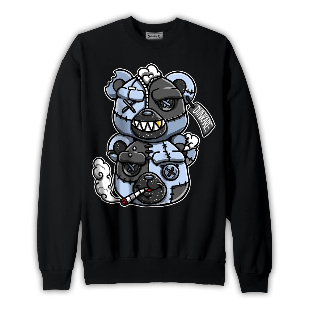 Sweatshirt To match Reverse Black White 6s Sweatshirt - Double Hazard Hugz Graphic