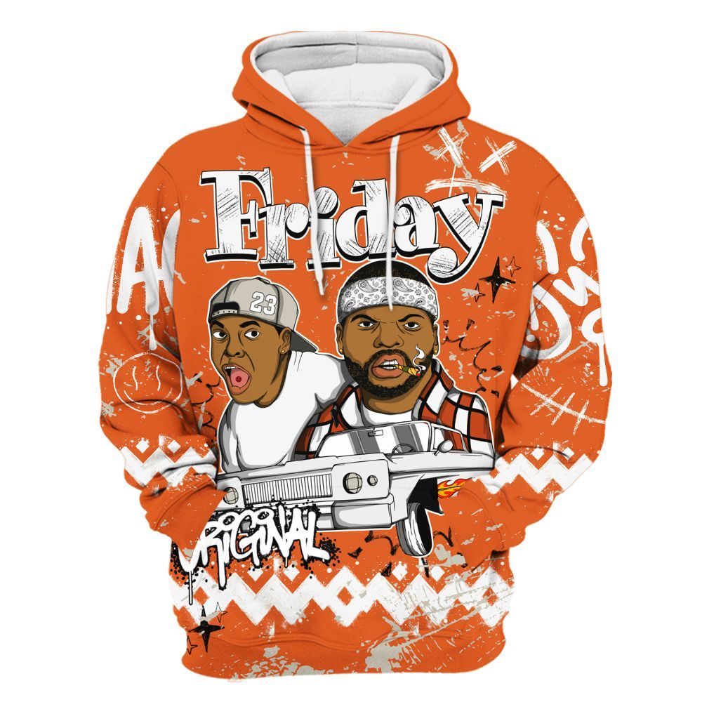 Hoodie To Match High OG Starfish 1s - Friday Sneaker Crayon All Over Print