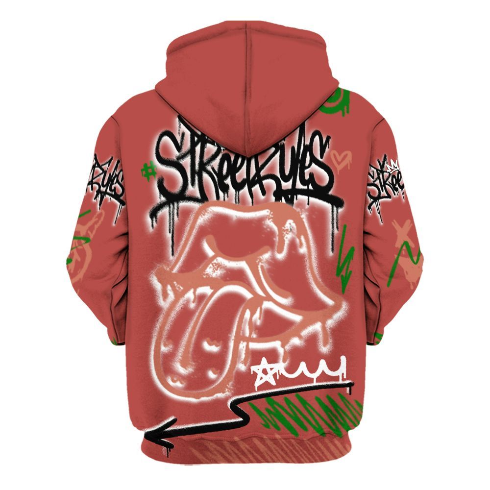 Hoodie To Match Dune Red 13s - Break Rules Streetwear All Over Print