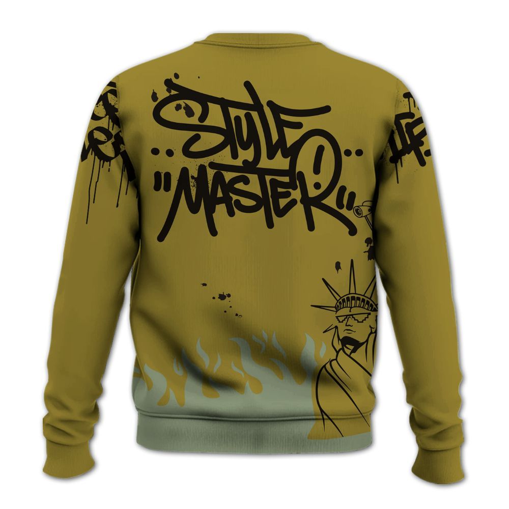 Sweatshirt To Match Air Flightposite Metallic Gold - Graphic Fck Around Find Out All Over Print