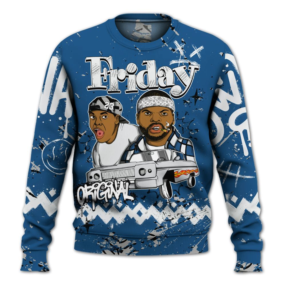 Sweatshirt To Match Wizards 3s - Friday Sneaker Crayon All Over Print