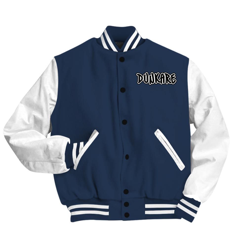 Varsity Jacket To Match Low Diffused Blue 11s - Raccool Raccoon Varsity Jacket Unisex