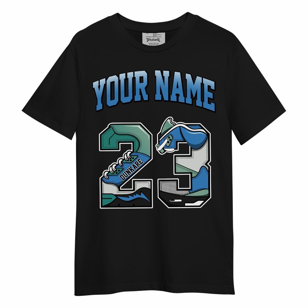 Shirt To Match Low Carolina 17s - Custom Name Number 23 5s Unisex Shirt