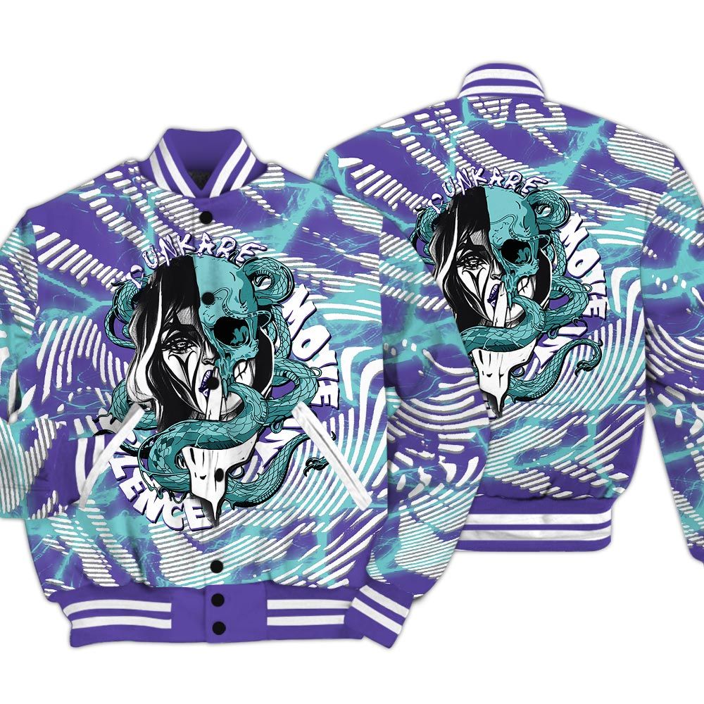 Varsity Jacket To Match Low Hornets 1s - Move In Silence Fume Varsity Jacket Unisex