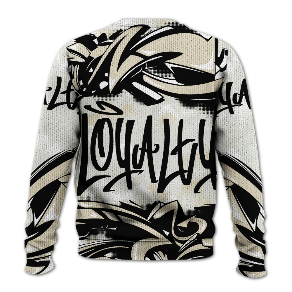 Sweater To Match Grand Finale 11s Shirt, Loyalty Out Value Graffiti Graphic