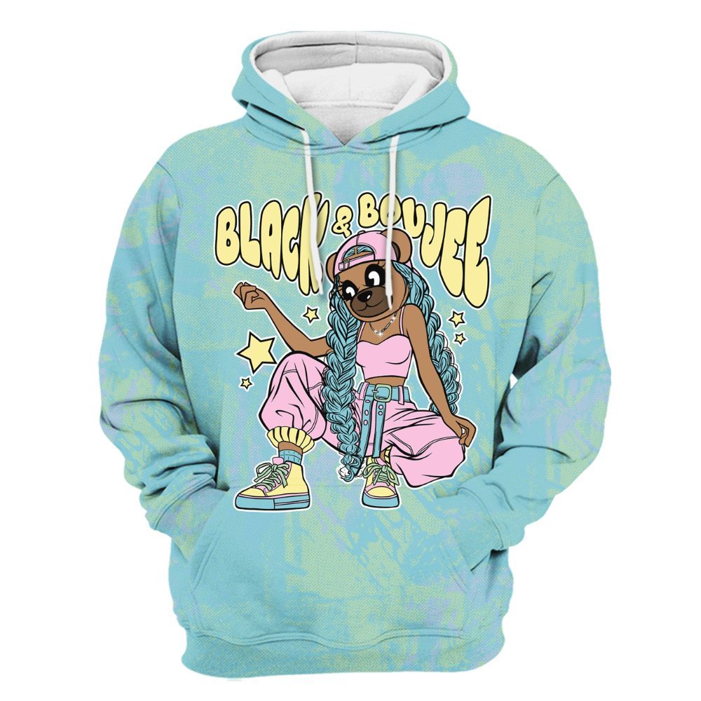 Hoodie To Match SB Dunk Low Visty - Boujee Girls Bear Heart Grunge All Over Print