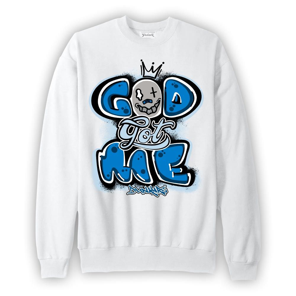 Sweatshirt To match Industrial Blue 4s Sweatshirt - God Got Graffiti Graphic
