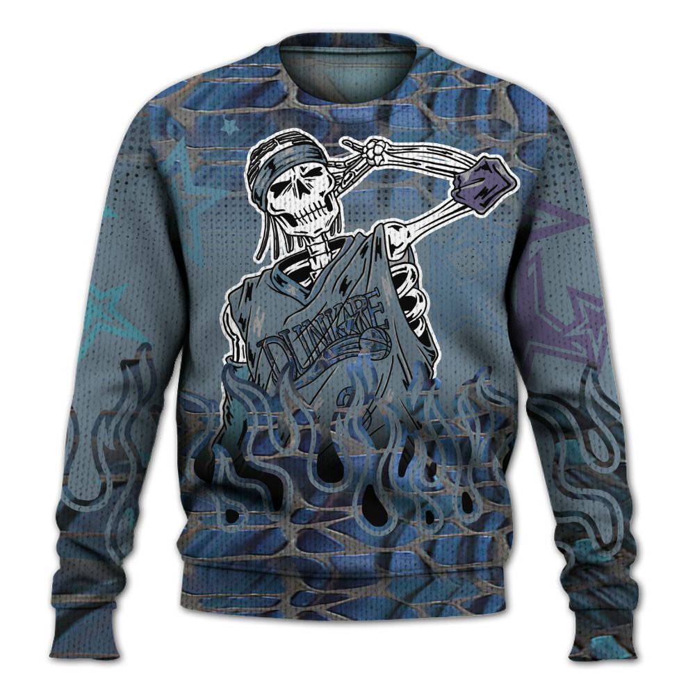 Knitted Sweater To Match Air Foamposite Kazuya Mishima - Allen Answer Unique Fire Custom Name