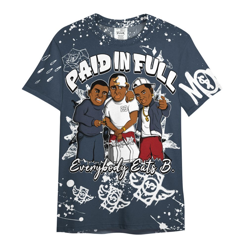 Shirt To Match Retro Olympic 6s - Everybody Paid In Full Crayon All Over Print