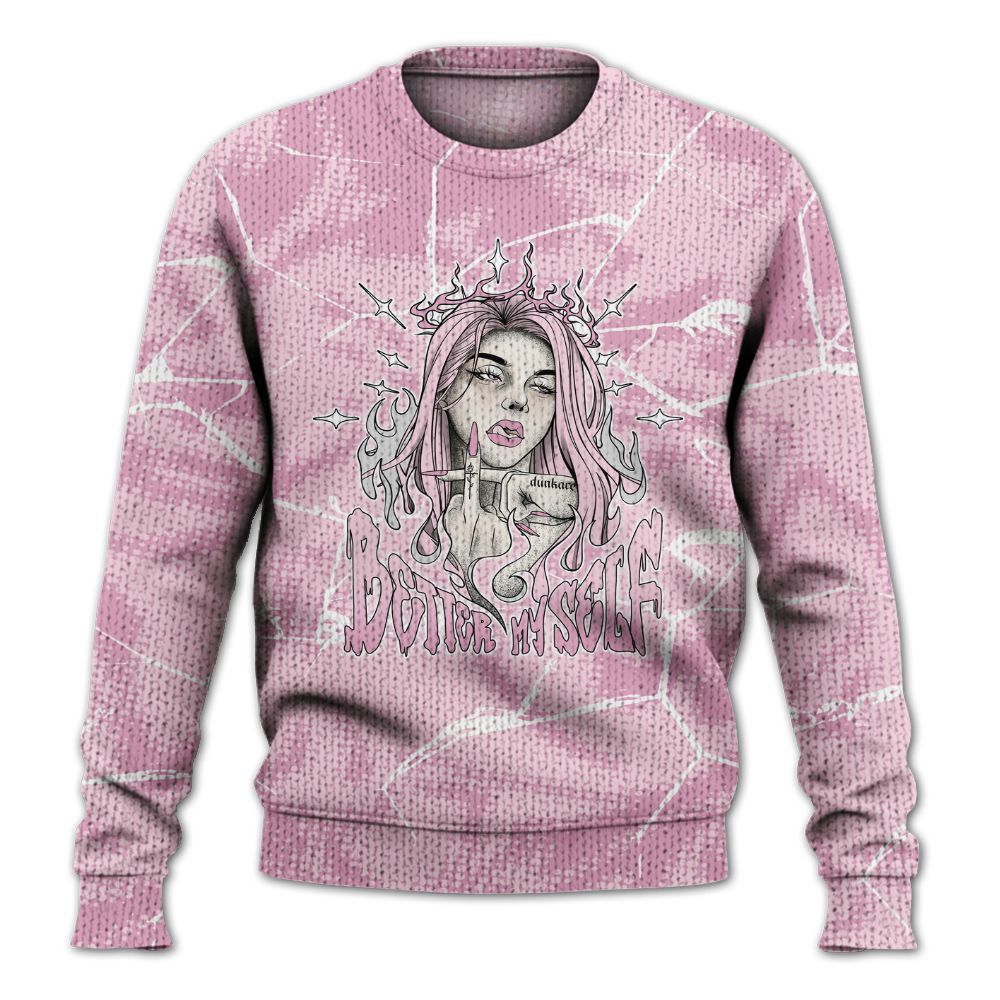 Knitted Sweater To Match Orchid 4s - My-Self Crack Unique