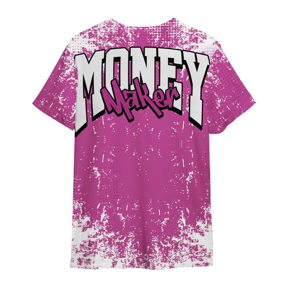 Shirt To Match Dunk Low Active Fuchsia - Move In Silence Money Street Retro All Over Print