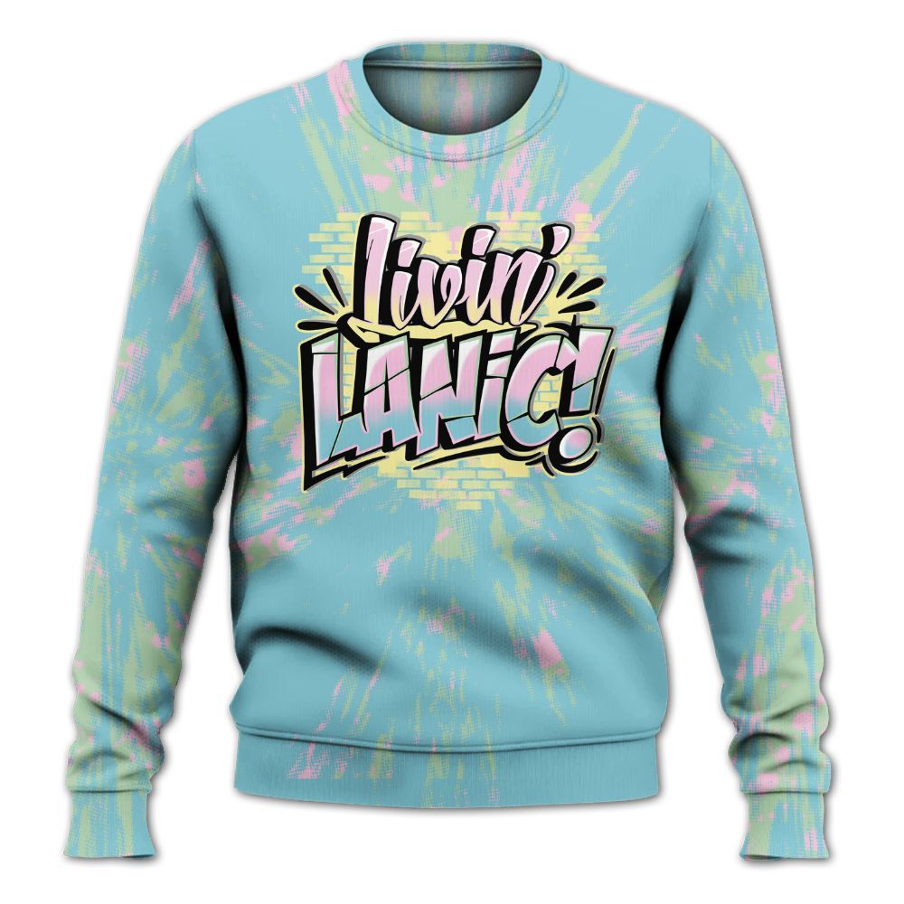 Sweatshirt To Match SB Dunk Low Visty - Living Large Graphic Luxury All Over Print