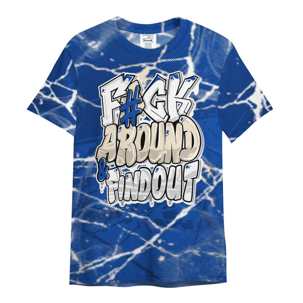 Shirt To Match Low Game Royal 1s - F Around Find Out Graphic Profound All Over Print