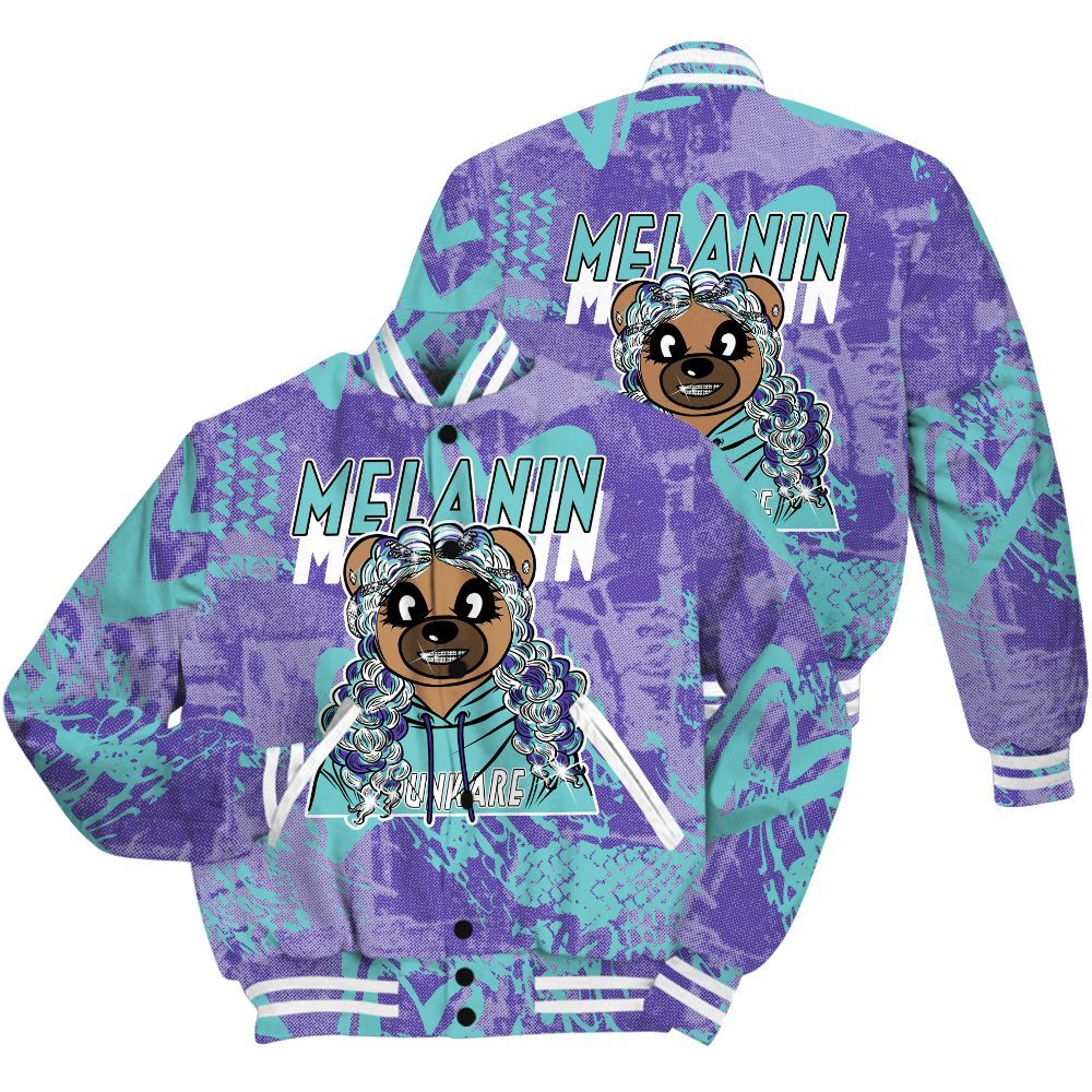 Varsity Jacket To Match Low Hornets 1s Shirt - Pigments Bear Heart Grunge All Over Print