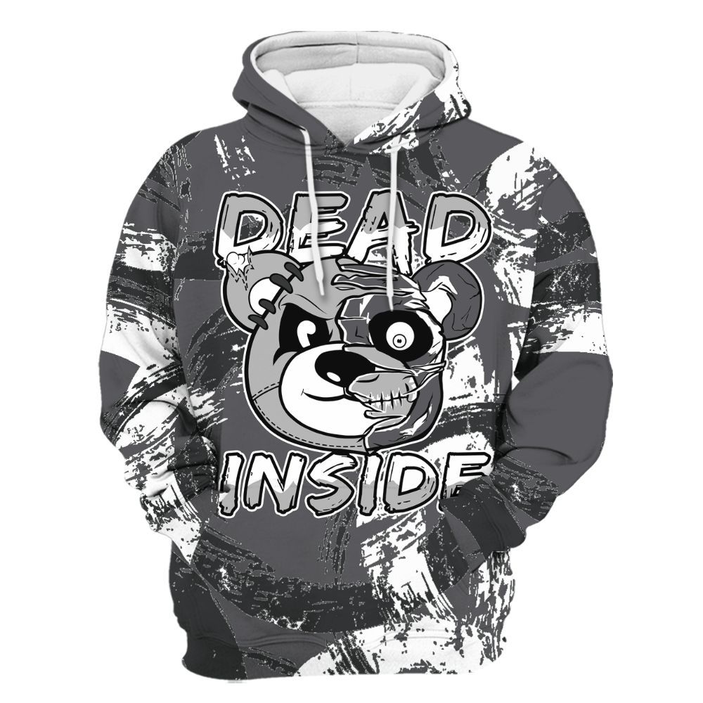 Hoodie To Match White Thunder 4s - Lifeless Bear Circle Slpash All Over Print
