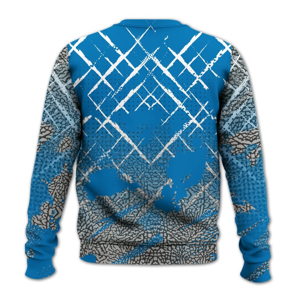 Sweatshirt To Match Wizards 3s - Halftone Stand Business Dripping All Over Print