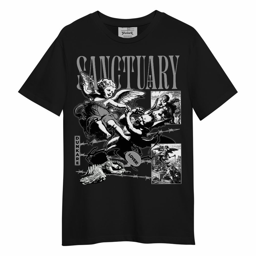 Shirt To Match Black Wolf Grey 12s - Sanctuary Lover Unisex Shirt