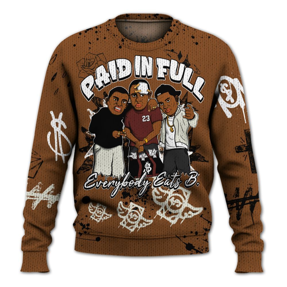 Sweater To Match High OG Love The Game 1s - Everybody Paid In Full Crayon Graphic