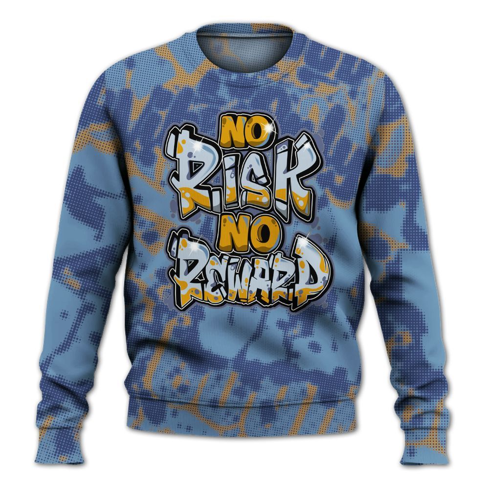 Sweatshirt To Match High OG First In Flight 1s - No Risks No Reward Street All Over Print