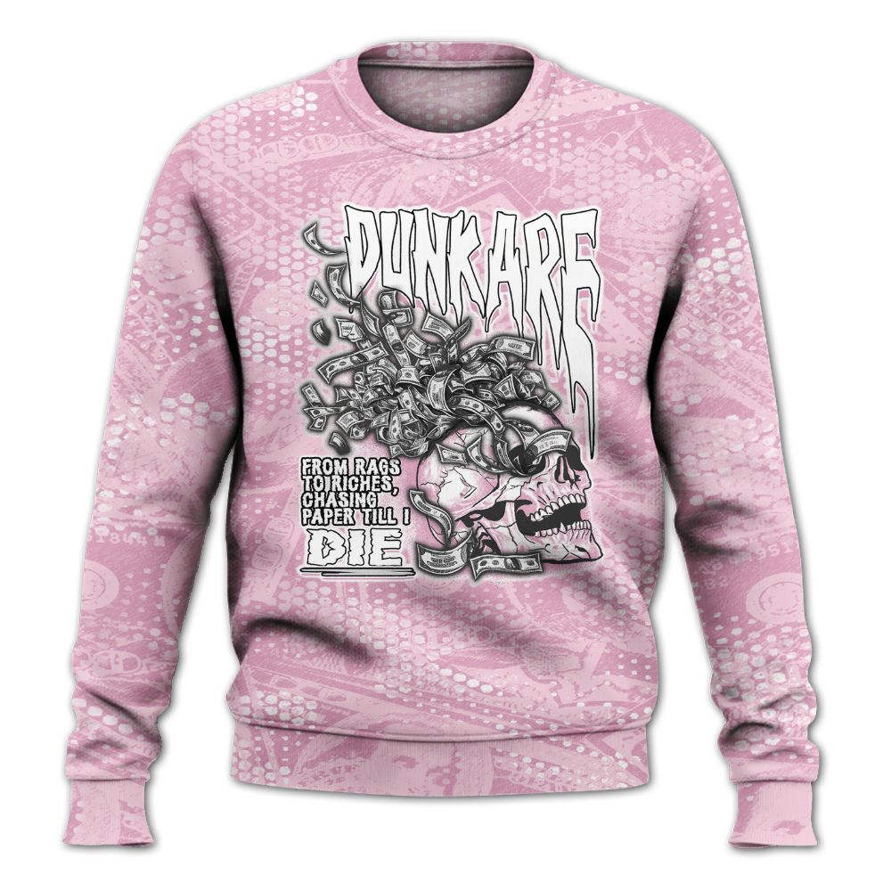 Sweatshirt To Match Orchid 4s - From Rags To Riches All Over Print