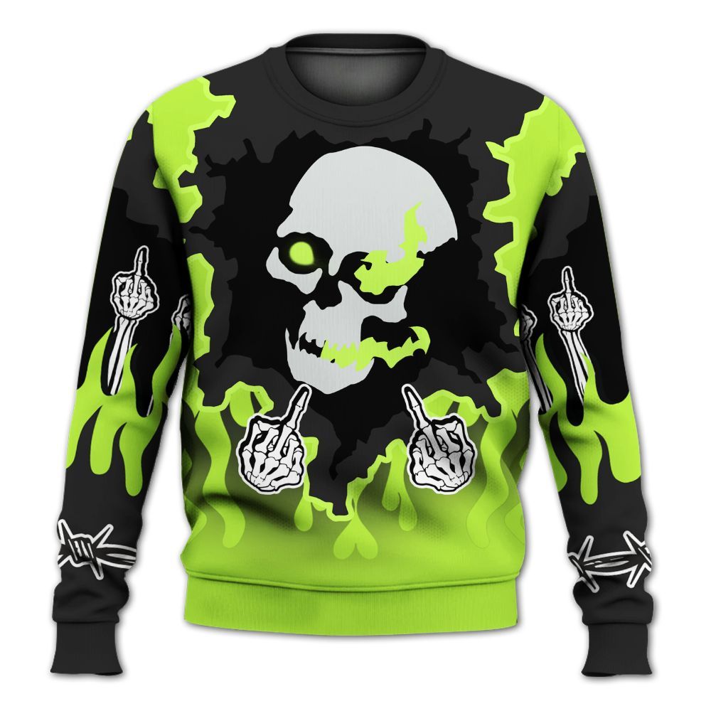Sweatshirt To Match Air Force 1 Low Dance Volt - F Around Find Out Graphic Trapped All Over Print