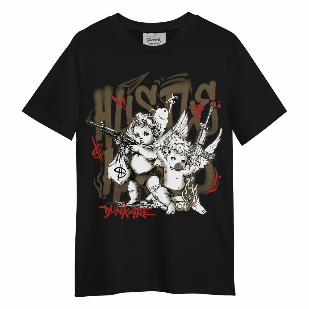 Shirt To Match Olive 9s - Hustle Hard Angel Unisex Shirt