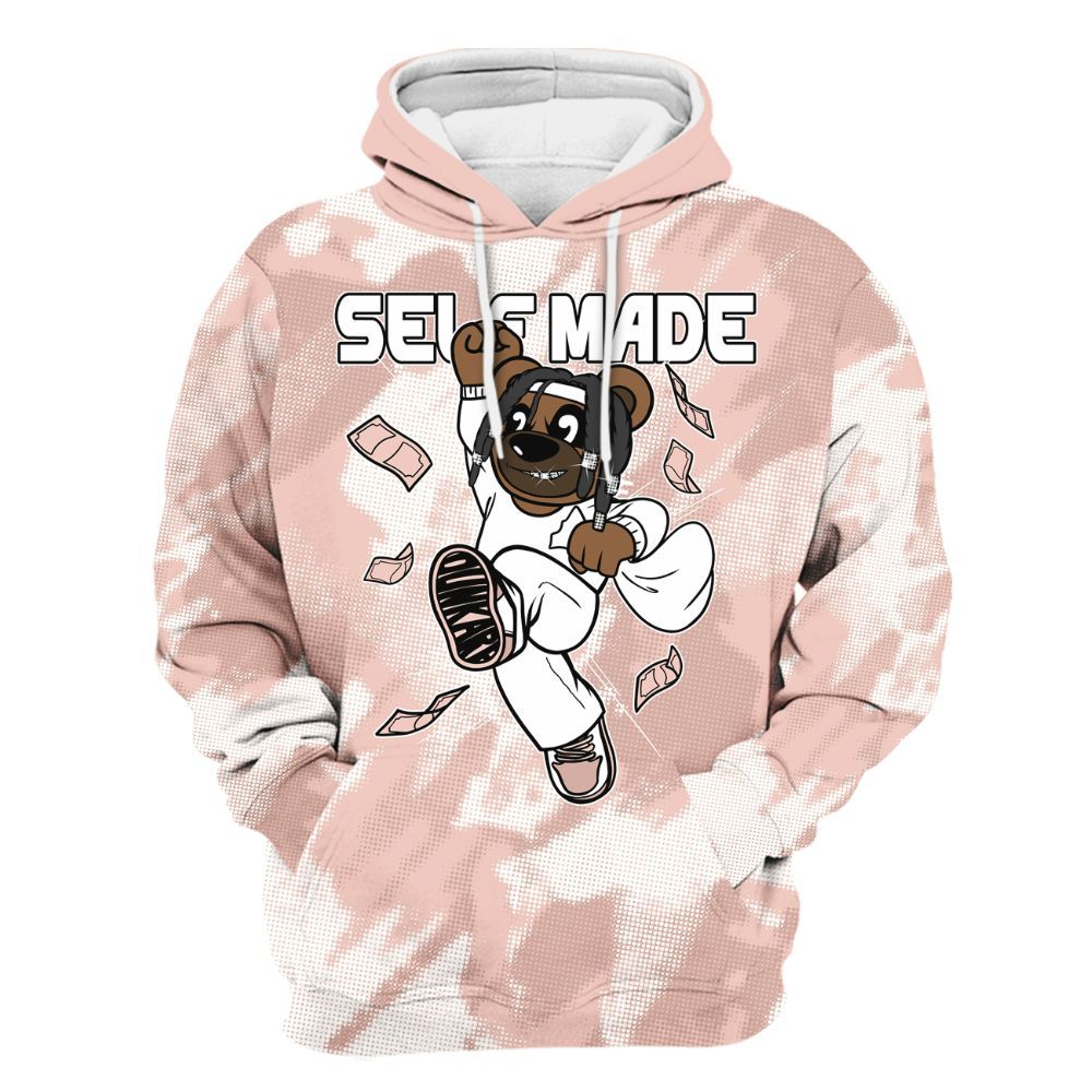 Hoodie To Match Low Legend Pink 11s - Autonomous Bear Abstract Halftone All Over Print