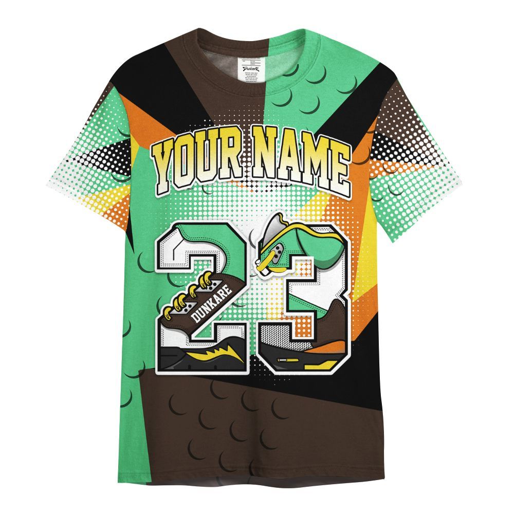 Shirt To Match SB Dunk Low Tourmaline Shirt - Custom Name 23 5s All Over Print