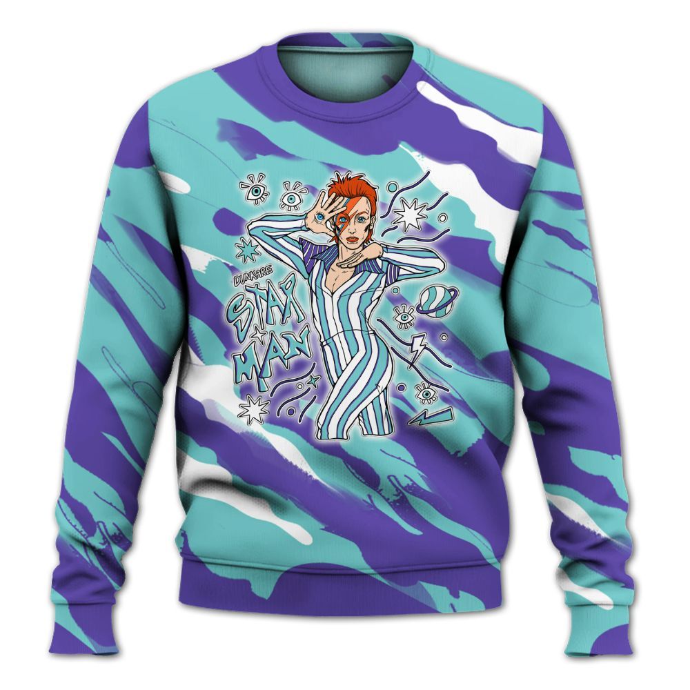 Sweatshirt To Match Low Hornets 1s - Starmans Graphics Colored All Over Print
