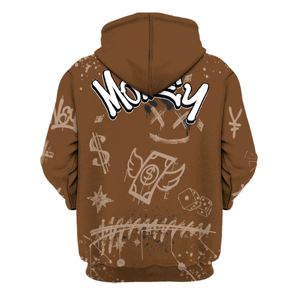 Hoodie To Match Archaeo Brown 3s - Everybody Paid In Full Crayon All Over Print