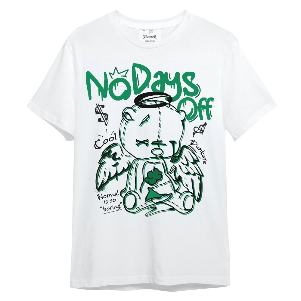 Shirt To Match Mid Lucky Green 1s - No Days Off Unisex Shirt