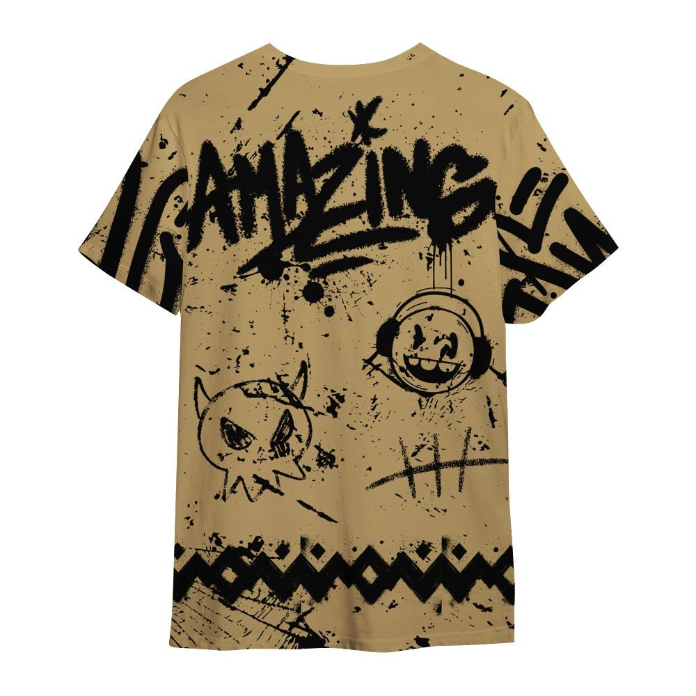 Shirt To Match Black LD 1000 - Friday Sneaker Crayon All Over Print