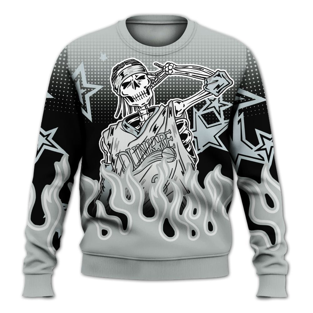 Sweatshirt To Match Black Wolf Grey 12s - Allen Answer Unique Fire Custom Name All Over Print