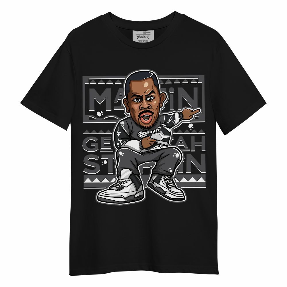 Shirt To Match White Thunder 4s - Get Tag Sneakers Steppin' Graphic Unisex Shirt