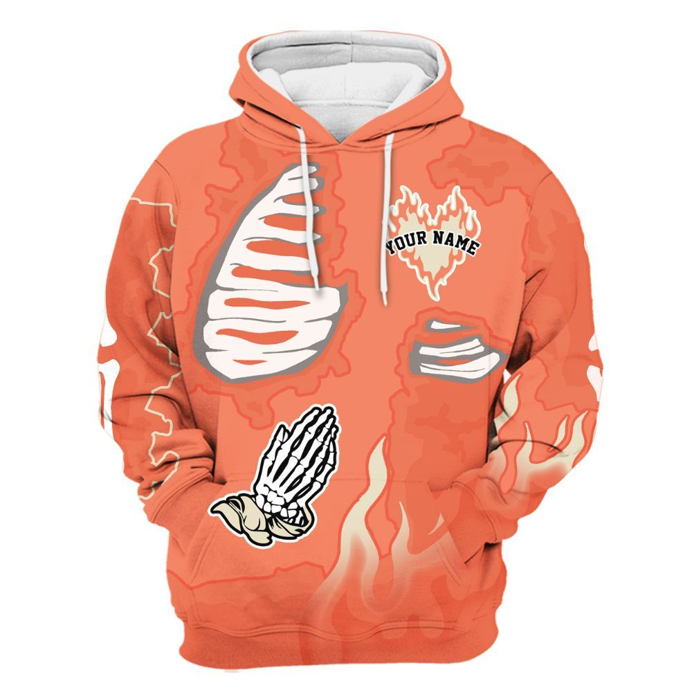Hoodie To Match DJ Khaled Crimson Bliss 5s - Dislike Us Graphic Burning Custom Name All Over Print