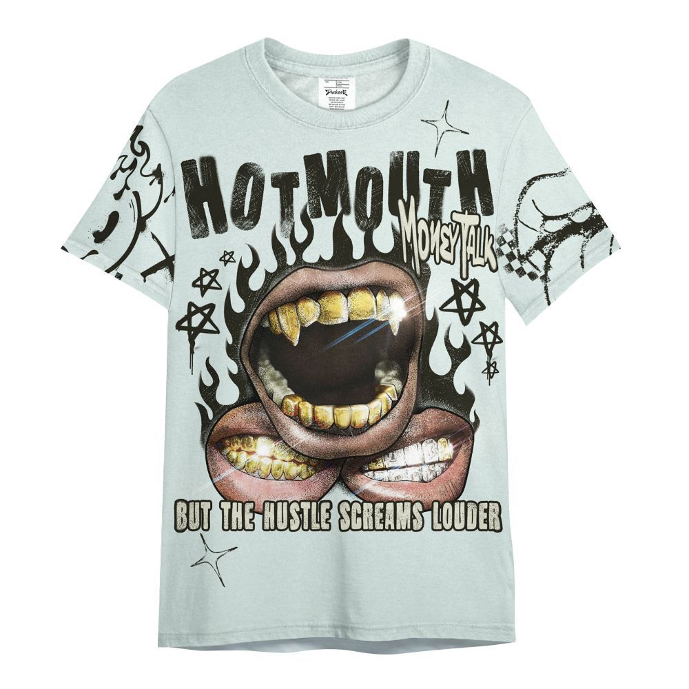 Shirt To Match Pure Platinum 4s - Mouth Burning Street Style All Over Print