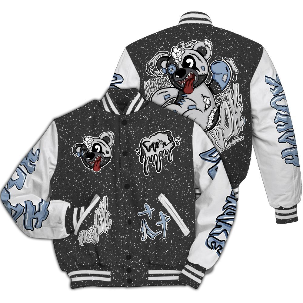 Varsity Jacket To Match Reverse Oreo 6s - Havok Bear All Over Print