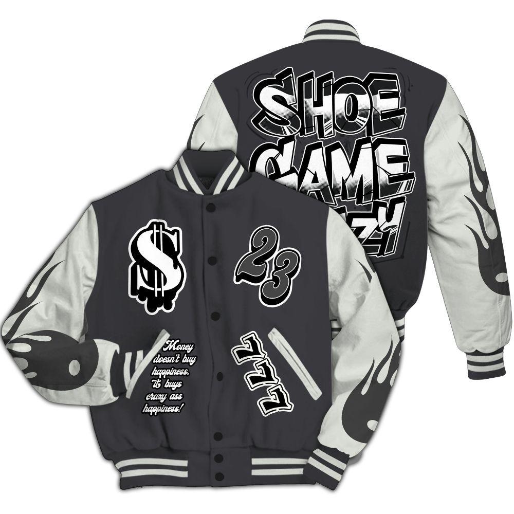 Varsity Jacket To Match Fear 4s - Shoe Game Crazy Graphic All Over Print