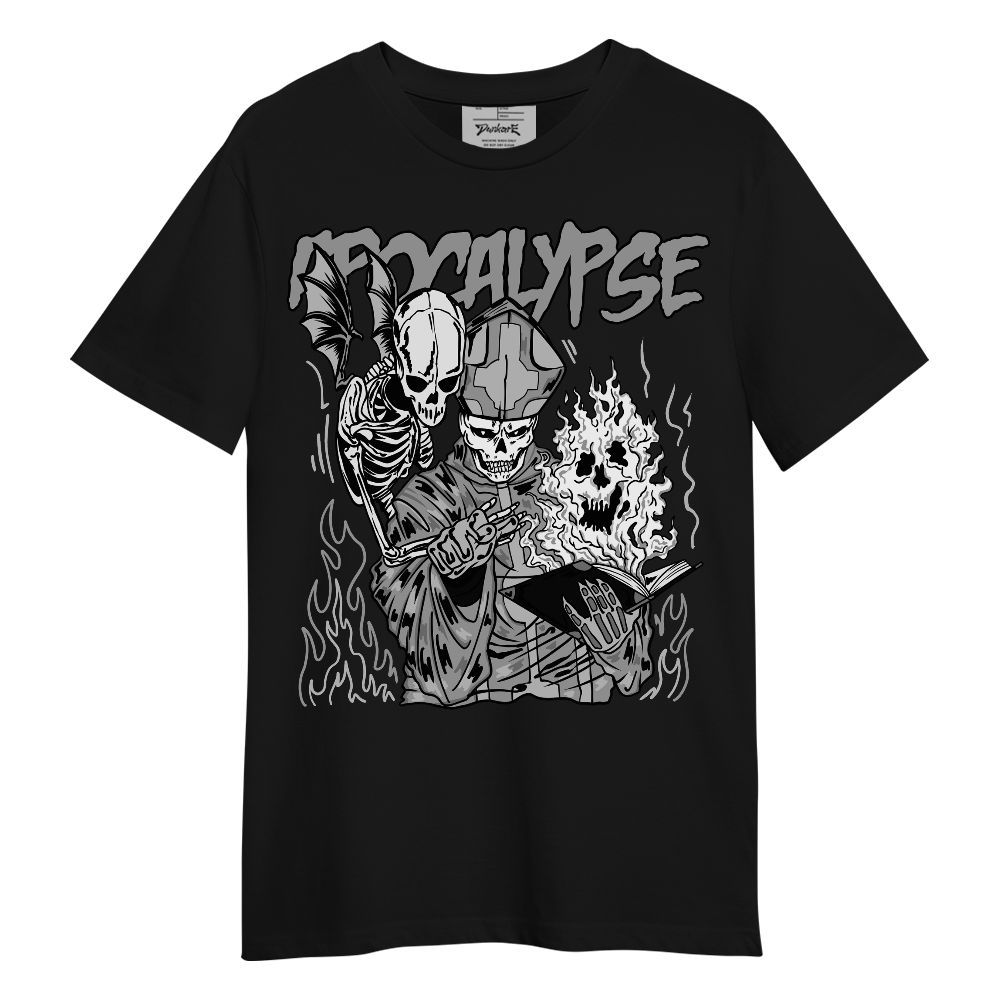 Shirt To Match Black Wolf Grey 12s - Apocalypse Skeleton Unisex Shirt