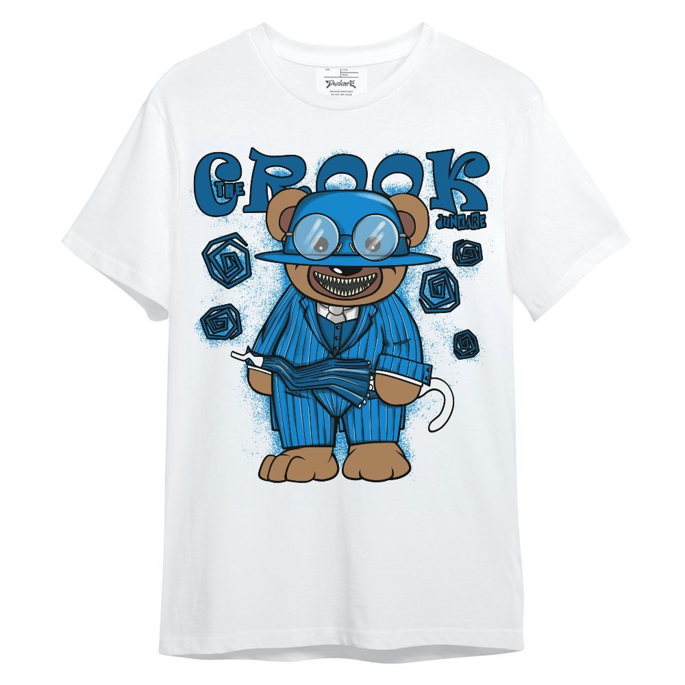 Shirt To Match Military Blue 4s - Swindler Bear Unisex Shirt