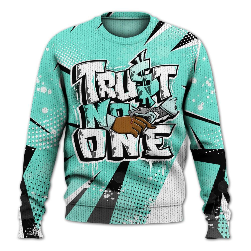 Sweater To Match Retro Low Igloo 11s - Trust No One Dripping Graphic