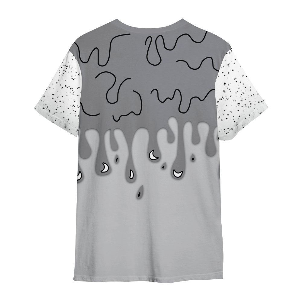 Shirt To Match Retro Wolf Grey 5s - Snake Trust No One Drip All Over Print