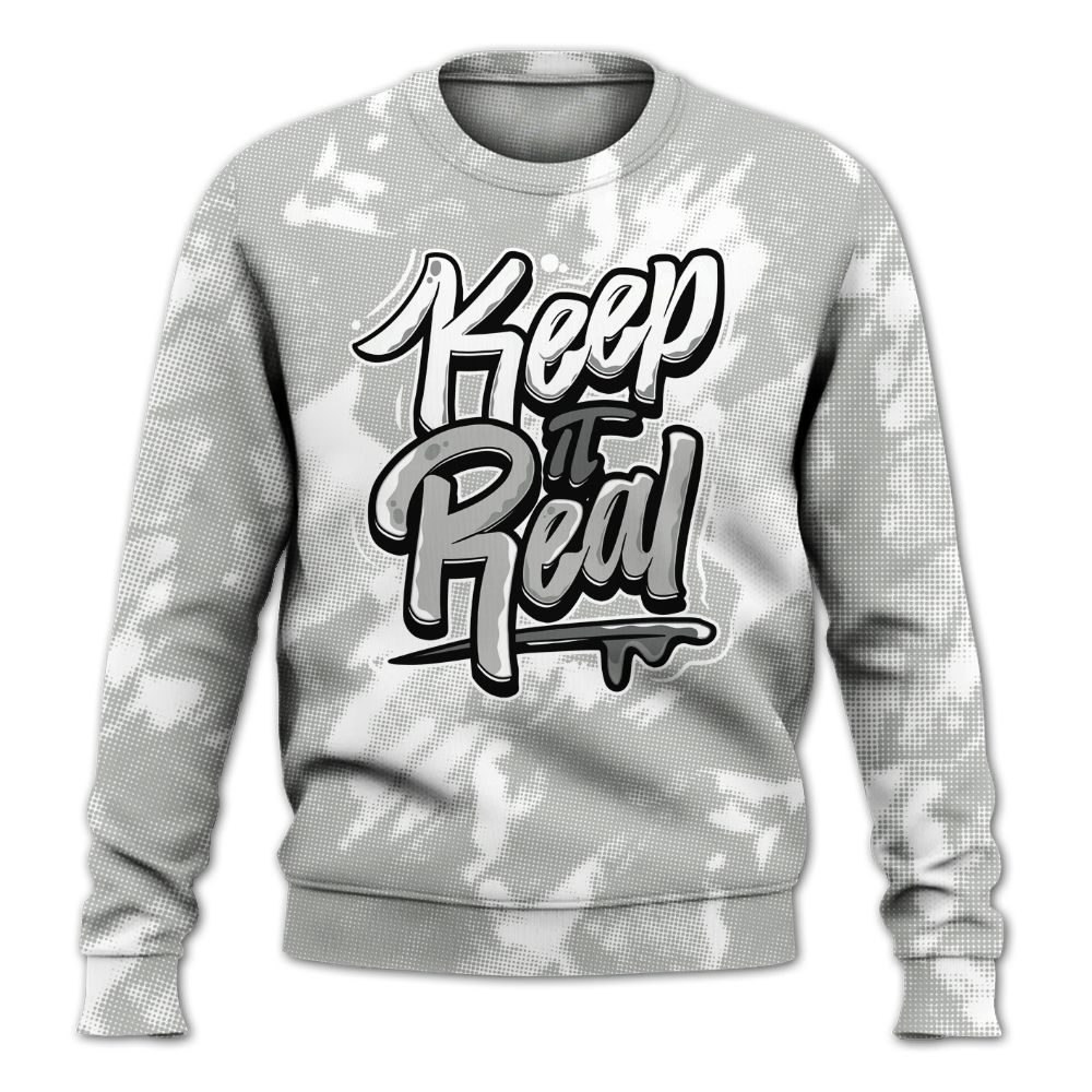 Sweatshirt To Match Paris Cement Grey 4s - Keeping It Reals Shirt Unisex Oufit All Over Print